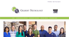 Desktop Screenshot of gilbertneurology.com